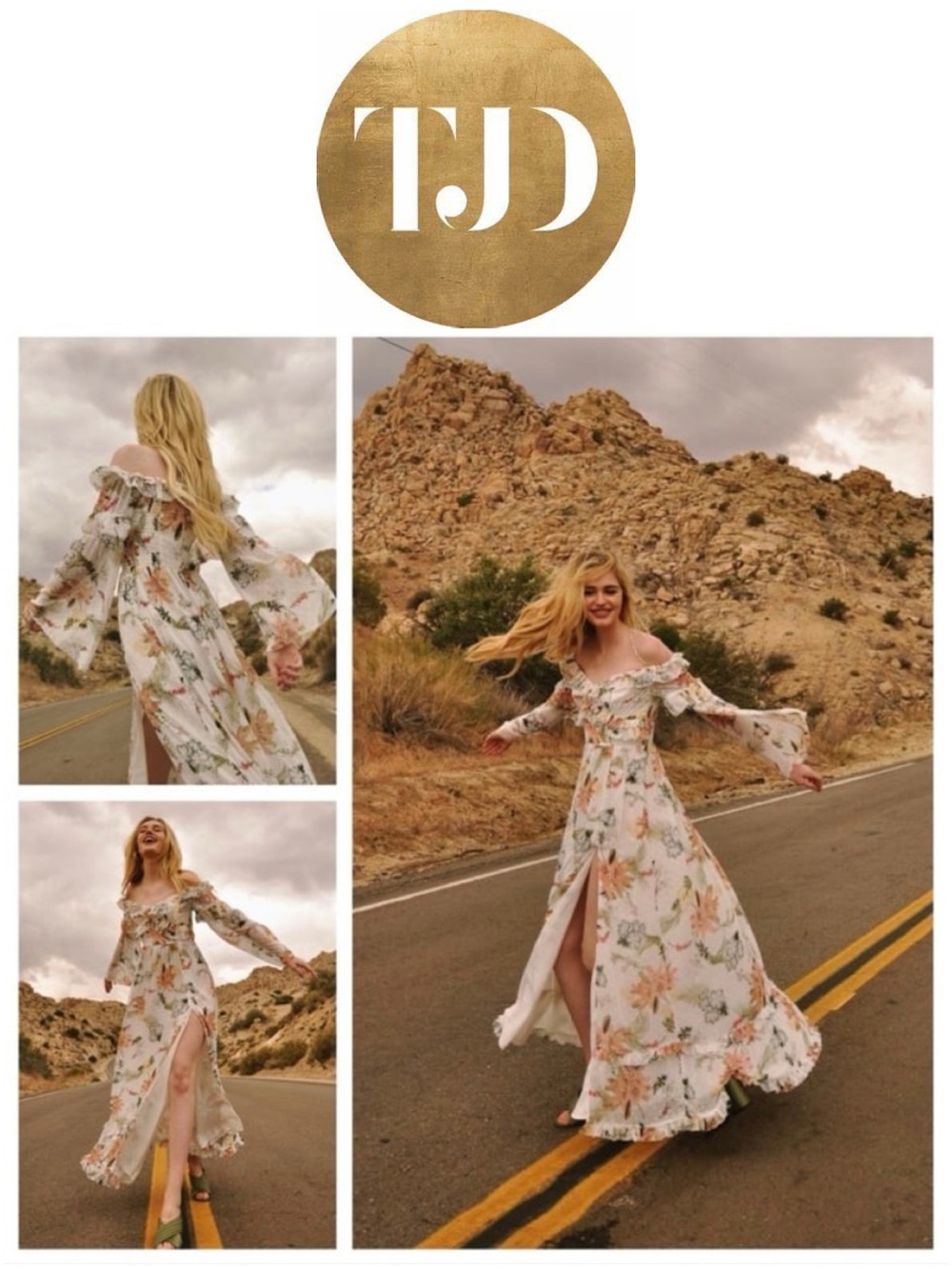 TJD Under The Sun Maxi Dress